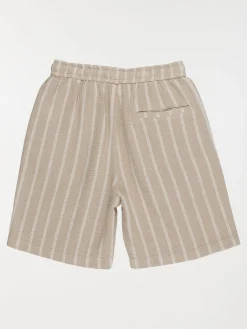 Short rayé coloris sable garçon (XXS-M)