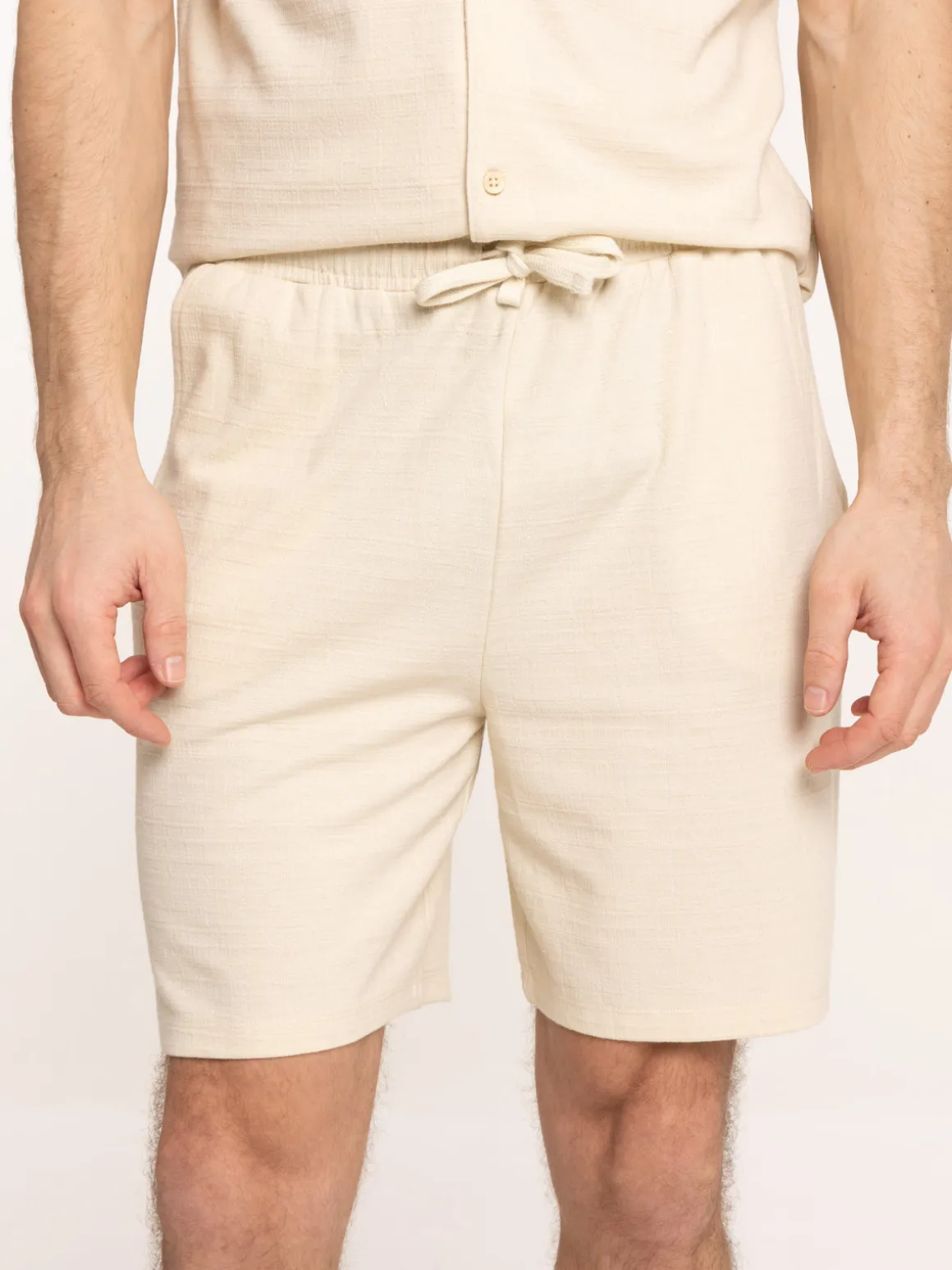 Short taille élastiquée homme