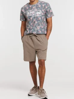 Short tilleul en coton homme