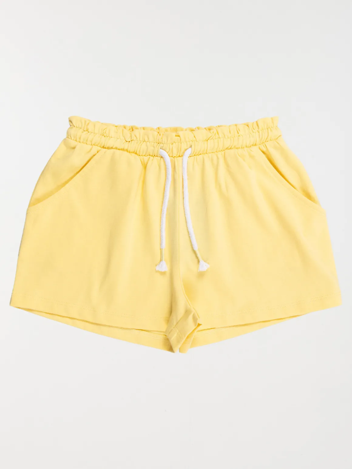 Short uni jaune clair fille (3-12A)