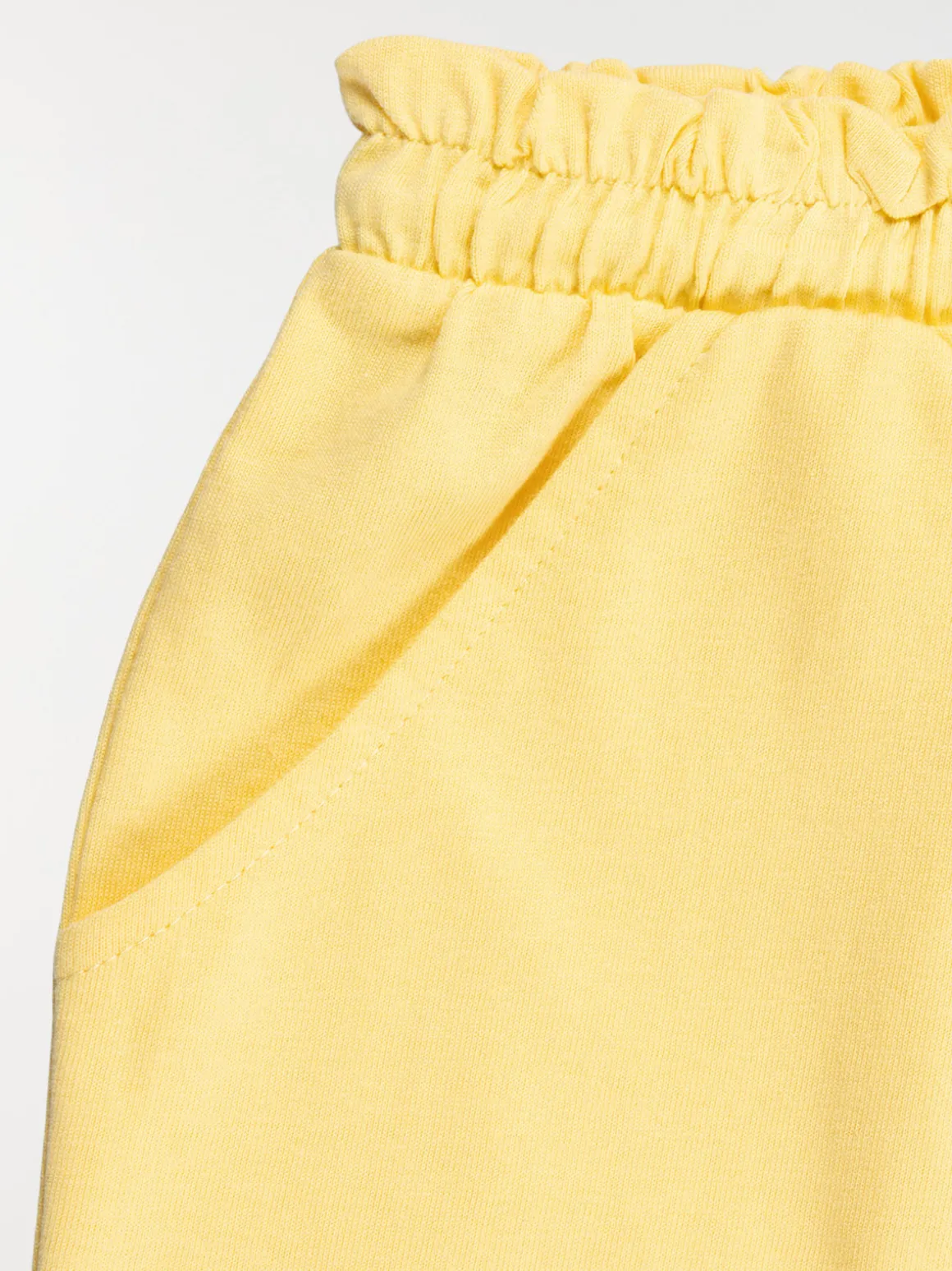 Short uni jaune clair fille (3-12A)