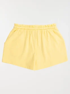 Short uni jaune clair fille (3-12A)