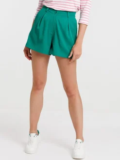 Short vert pop femme