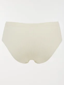Shorty côtelé ivoire femme (S-XL)