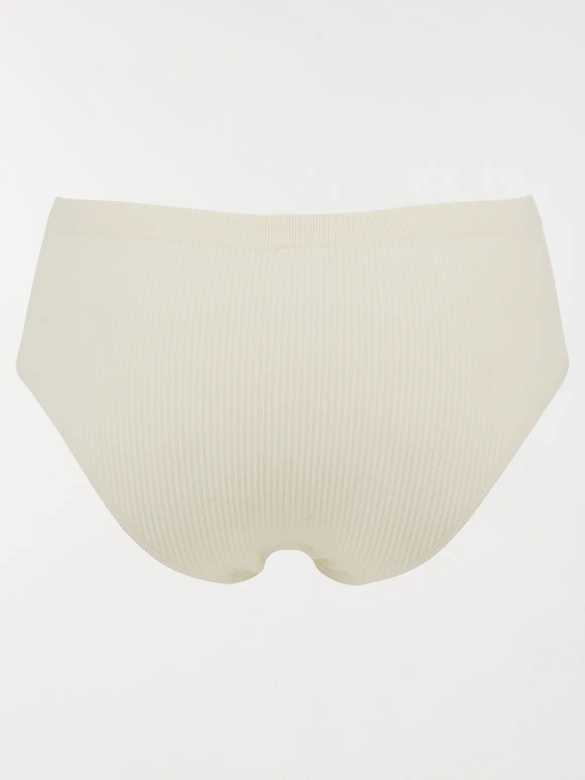 Shorty côtelé ivoire femme (S-XL)