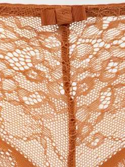Shorty dentelle caramel femme (36-46)