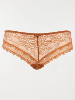 Shorty dentelle caramel femme (36-46)