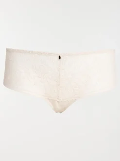 Shorty dentelle crème femme (46-52)