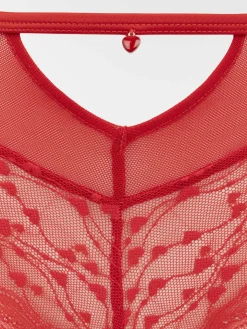 Shorty dentelle et coeur femme (S-XL)