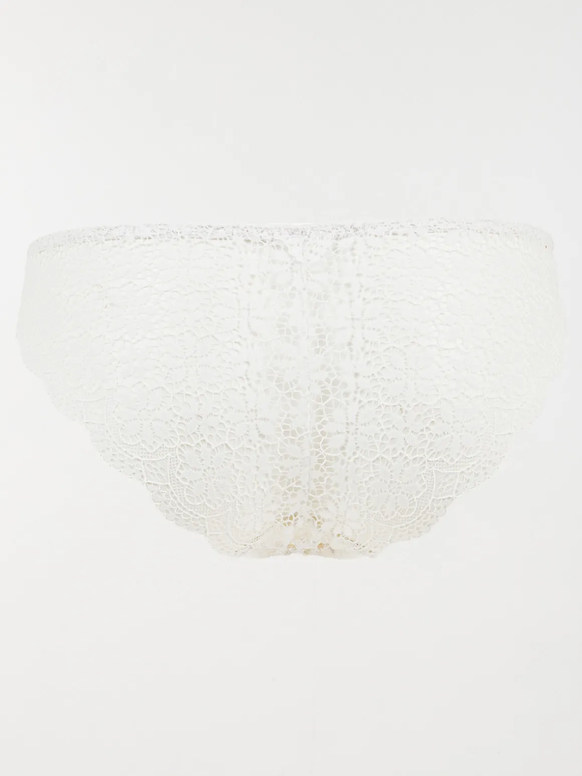 Shorty dentelle ivoire femme (S-XL)