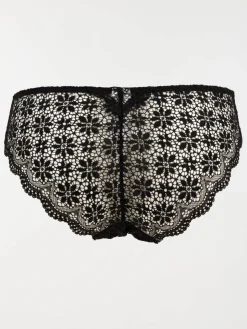 Shorty dentelle noire femme (S-XL)