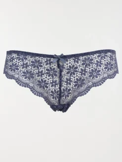 Shorty dentelle outremer femme (S-XL)