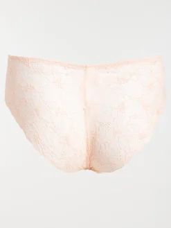 Shorty dentelle pêche femme (44-52)