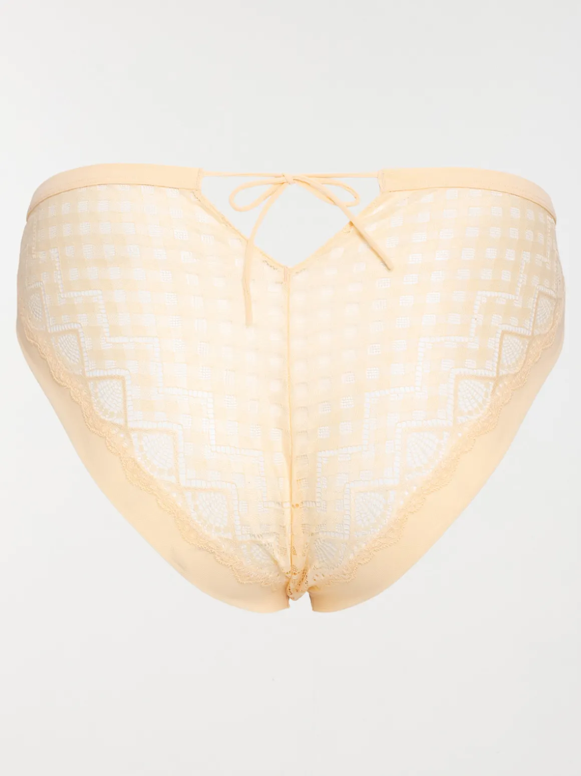 Shorty en dentelle noeud femme (46-56)