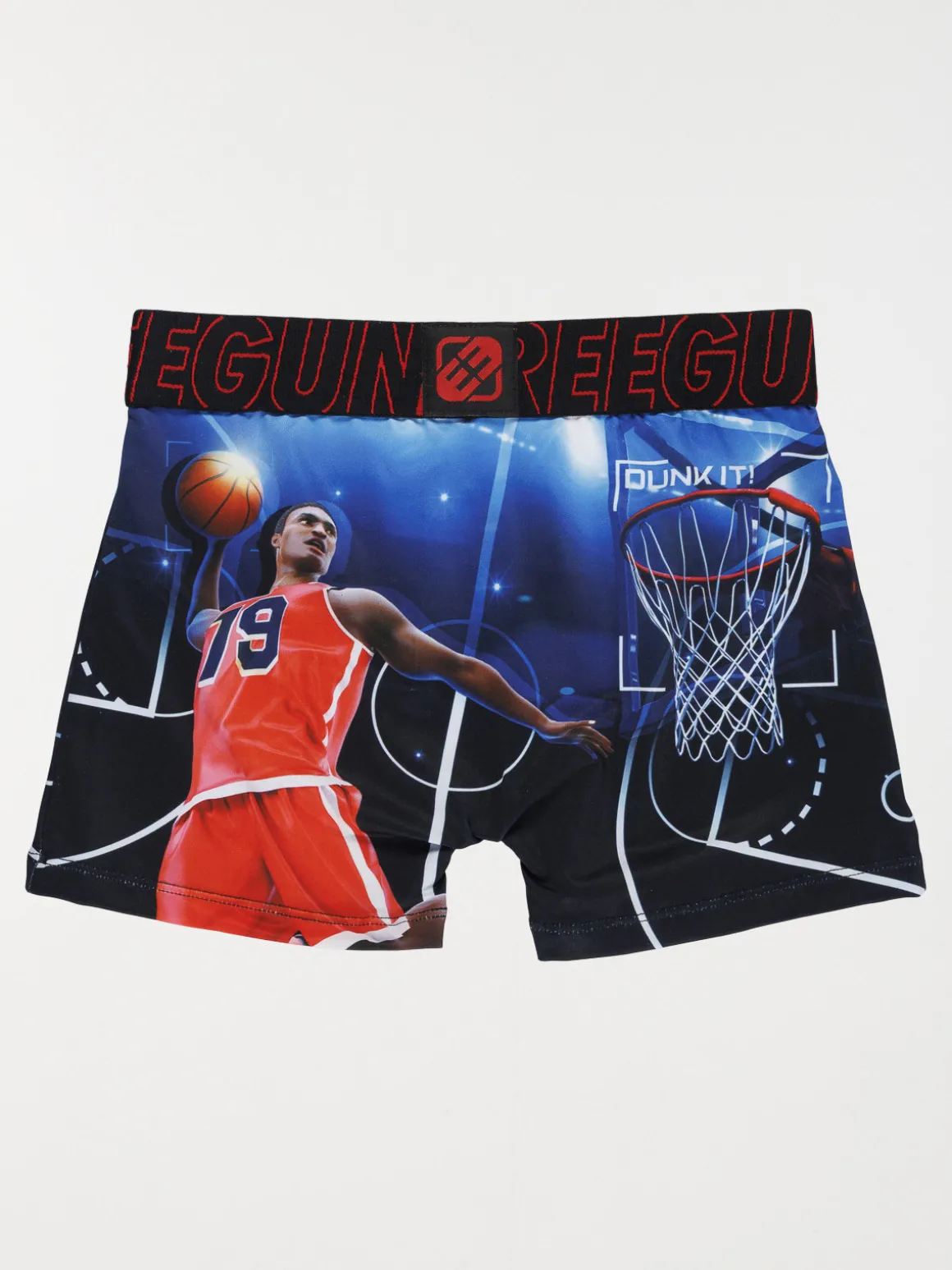Shorty Freegun imprimé basketball garçon