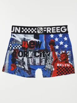Shorty Freegun imprimé USA garçon