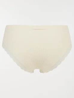 Shorty hipster ivoire femme (S-XL)
