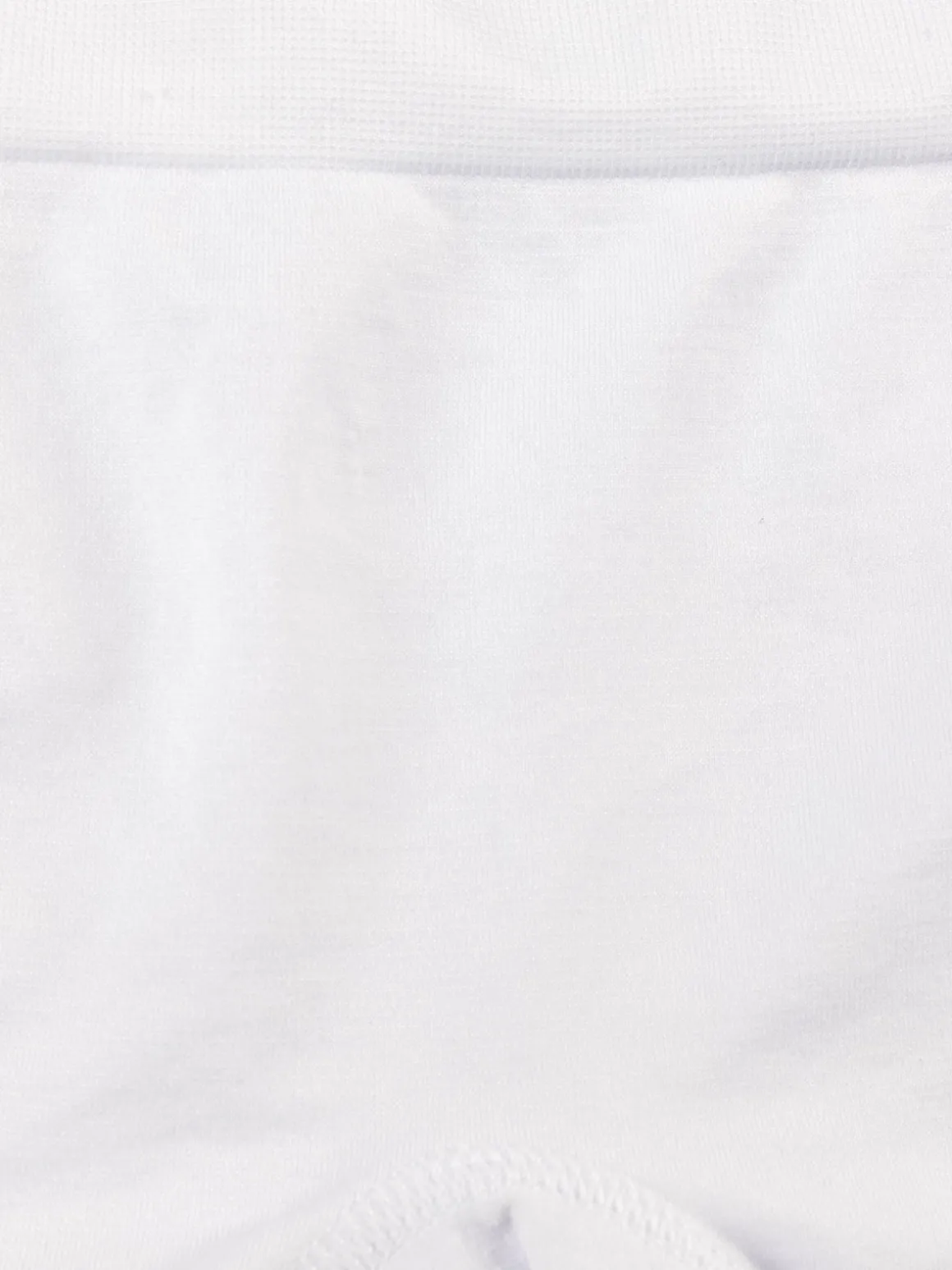 Shorty microfibre blanc femme