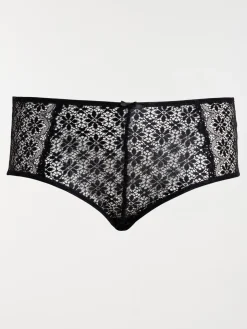Shorty noir grande taille femme (46-56)