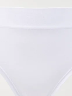 Slip midi SEAMLESS blanc femme