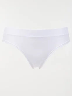 Slip midi SEAMLESS blanc femme