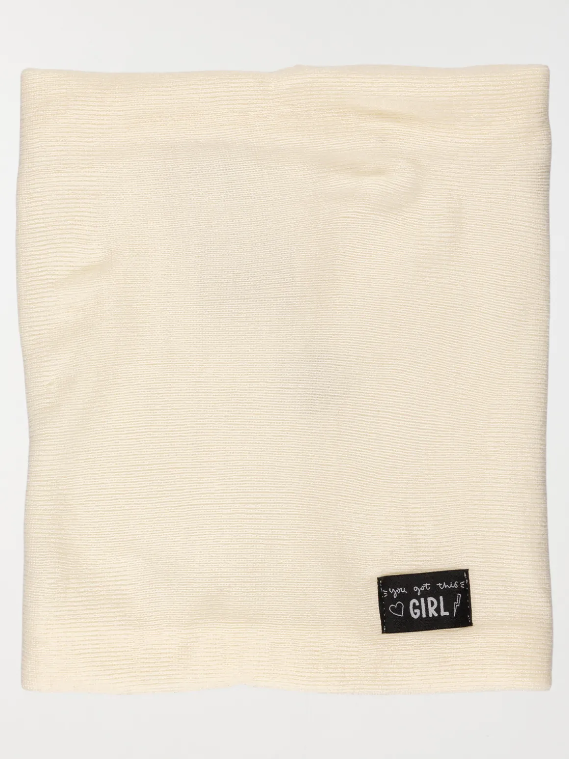 Snood écru intérieur polaire fille
