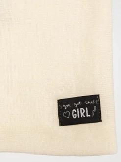 Snood écru intérieur polaire fille