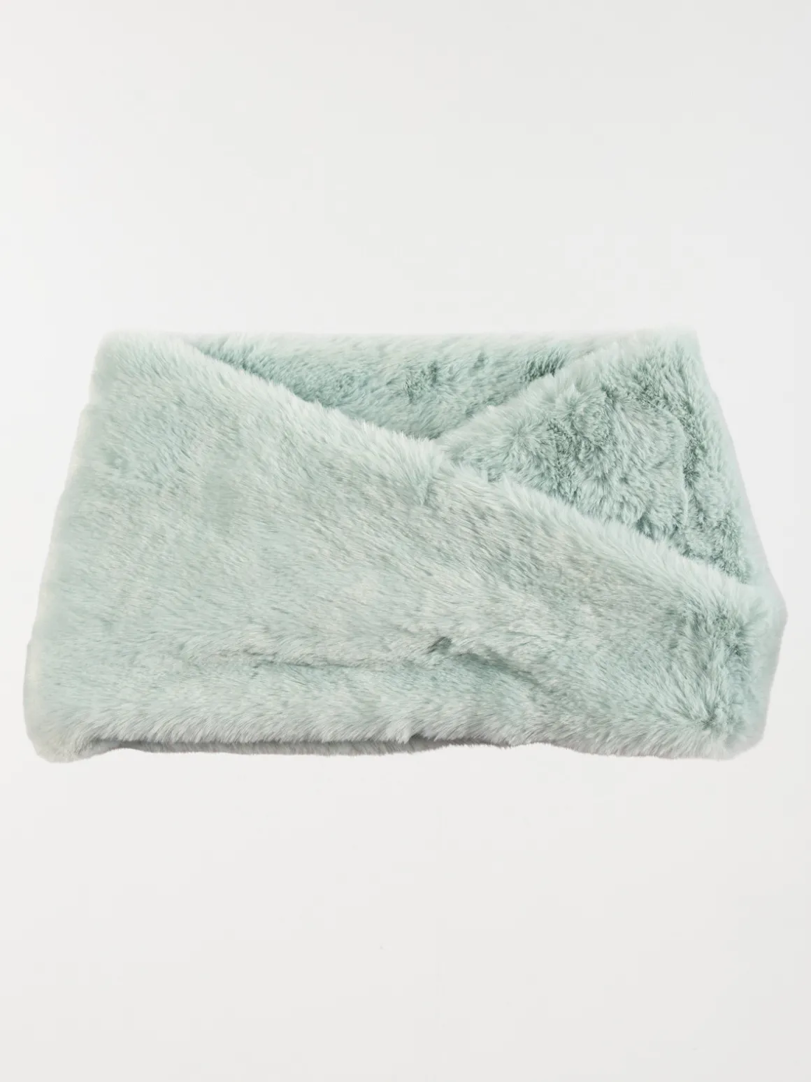 Snood doux vert d'eau baby fille