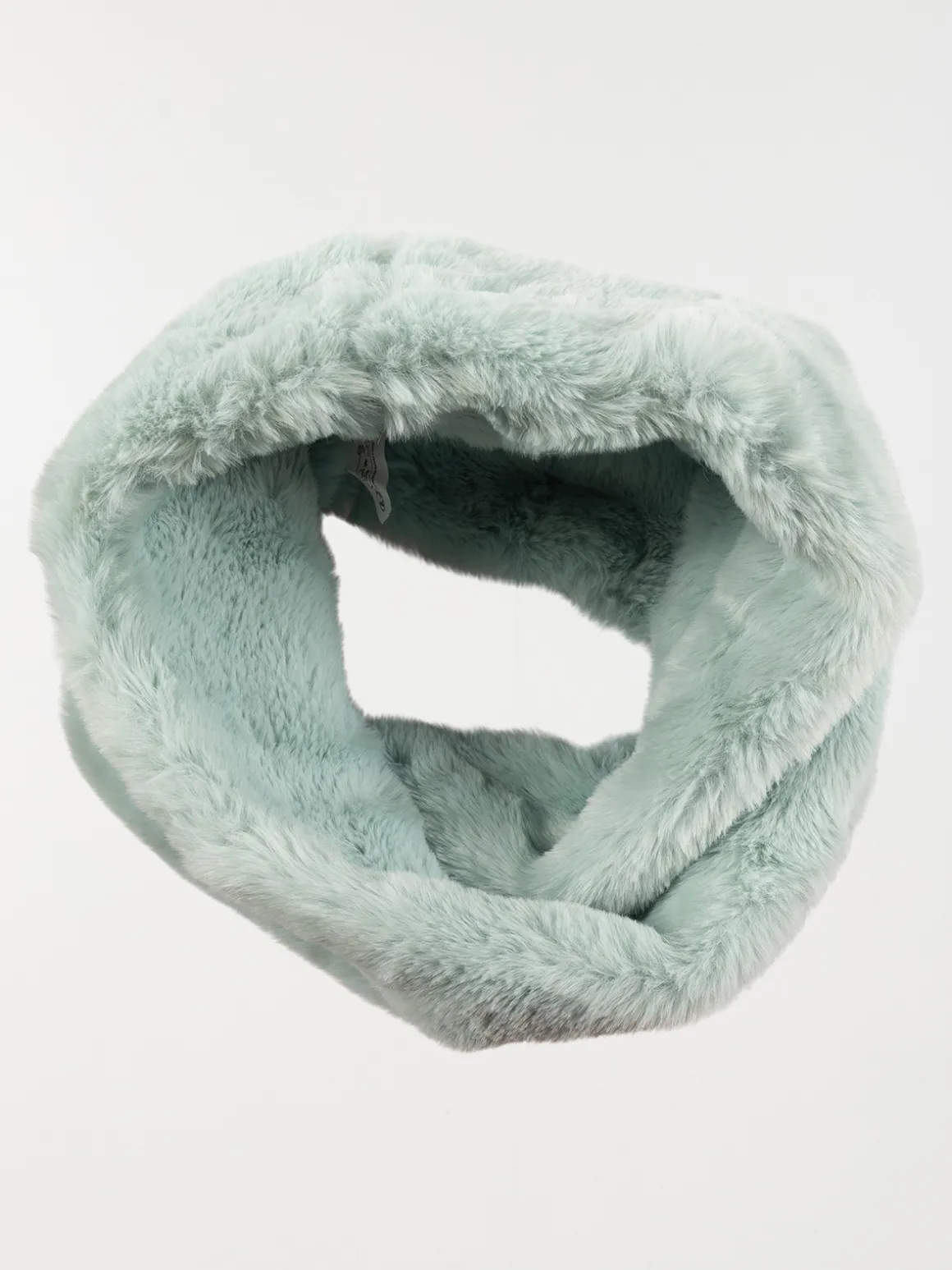 Snood doux vert d'eau baby fille