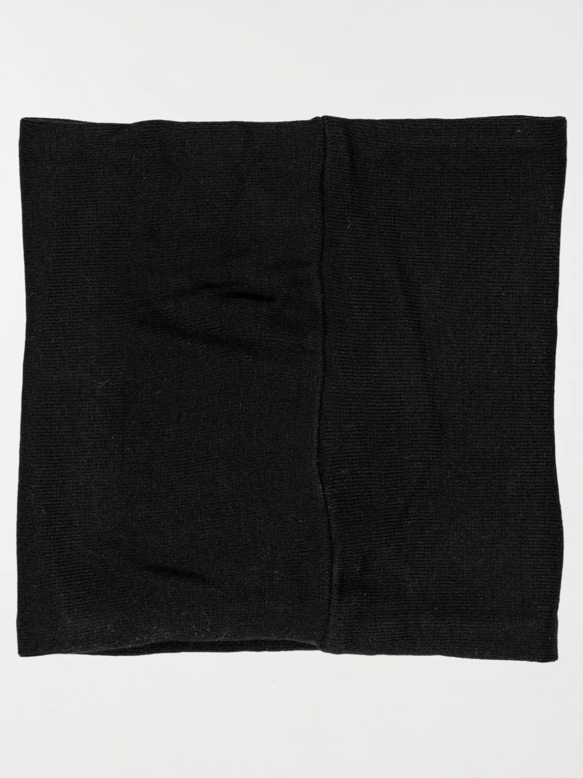 Snood noir intérieur polaire femme