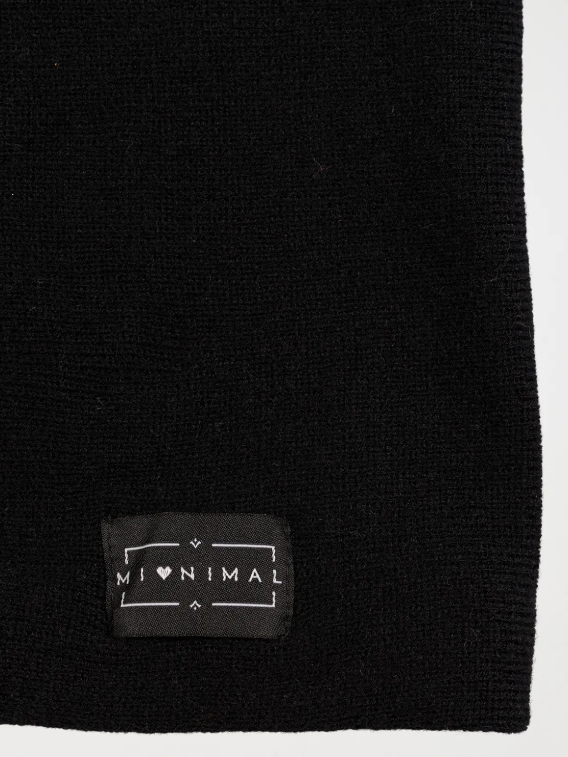 Snood noir intérieur polaire femme