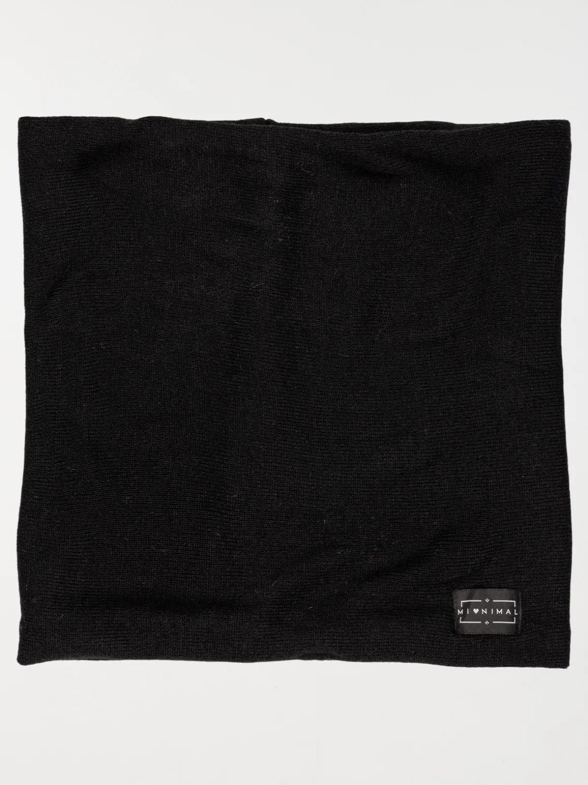 Snood noir intérieur polaire femme