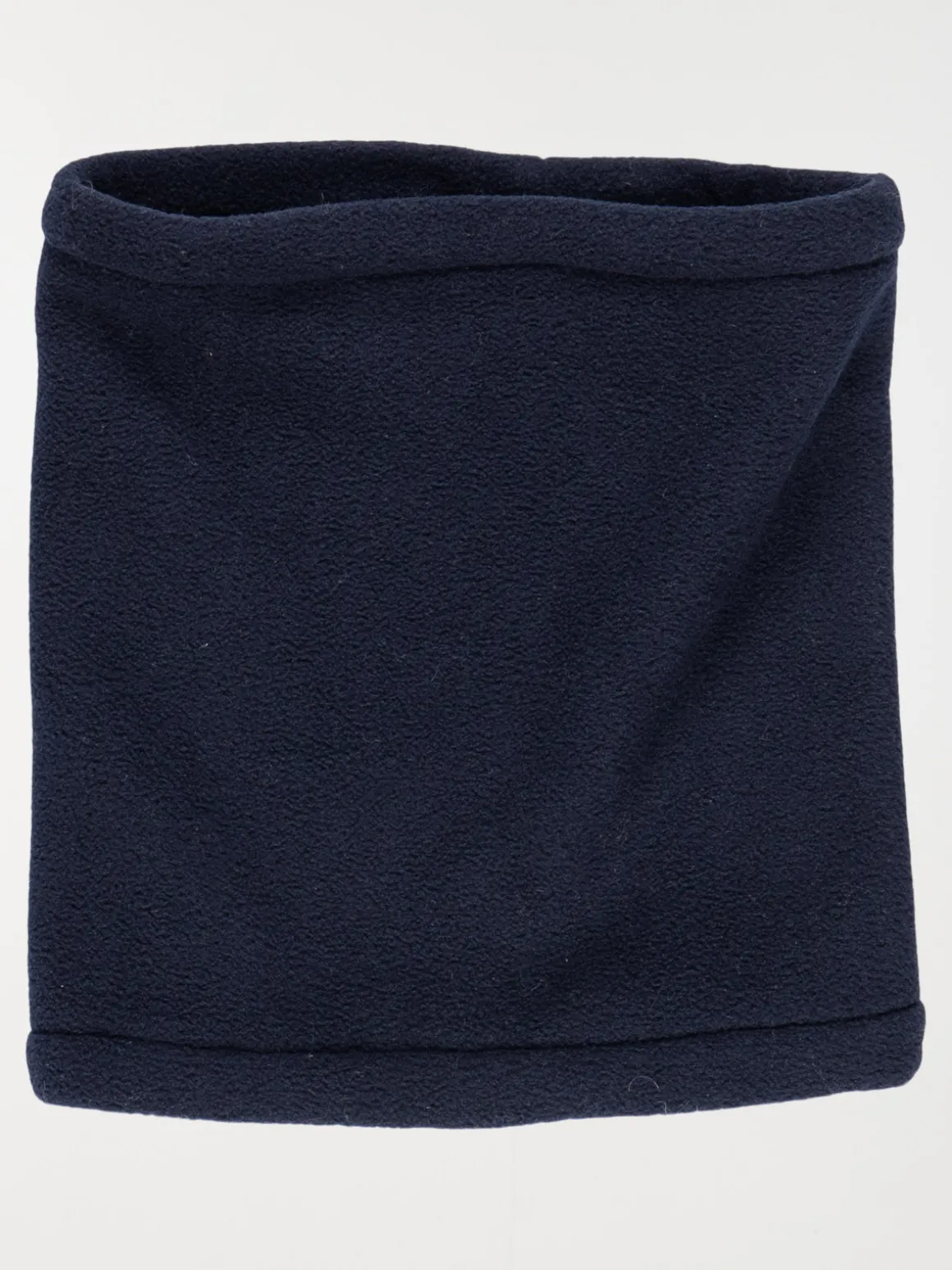 Snood polaire marine garçon