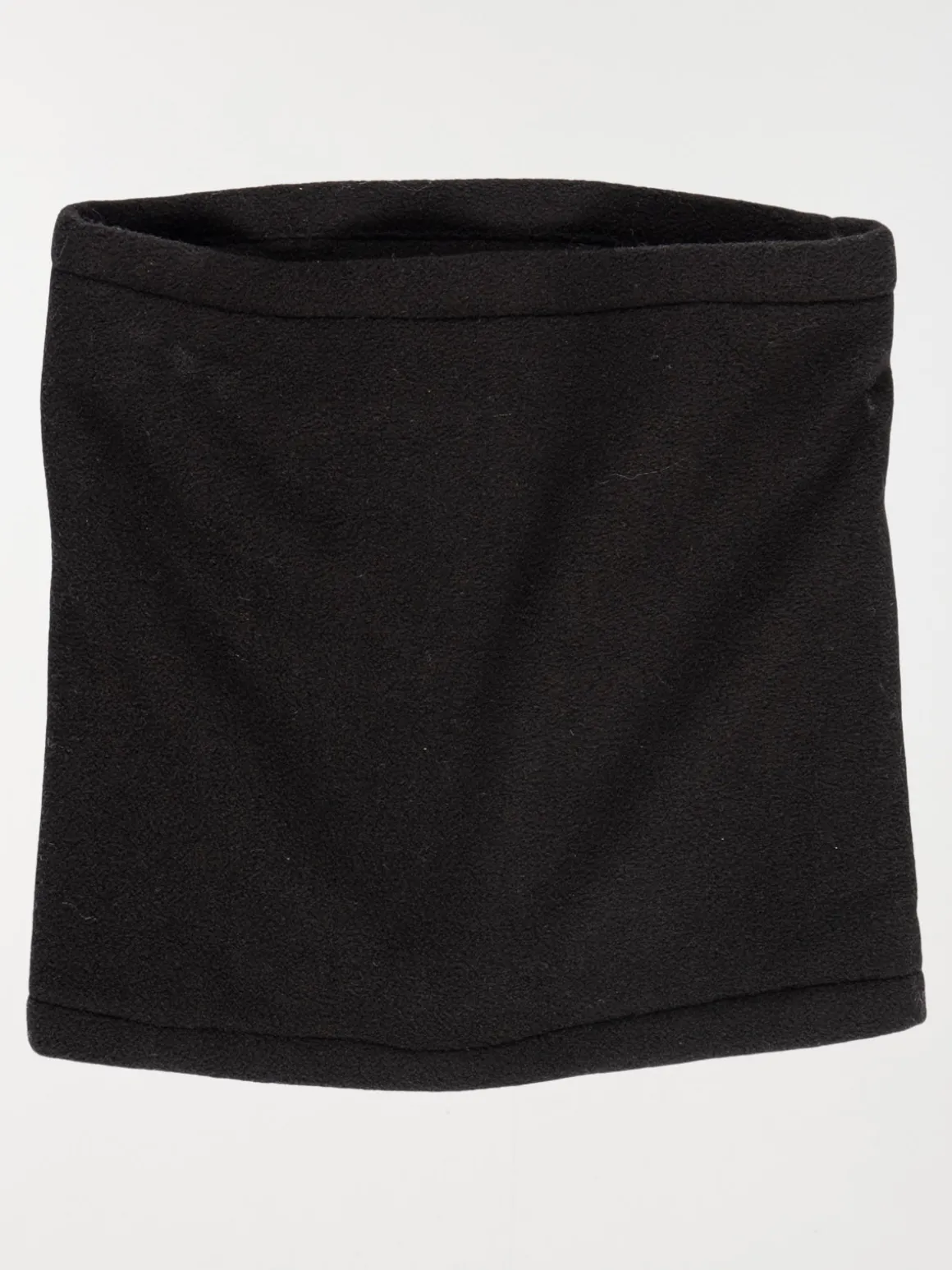 Snood polaire noir homme