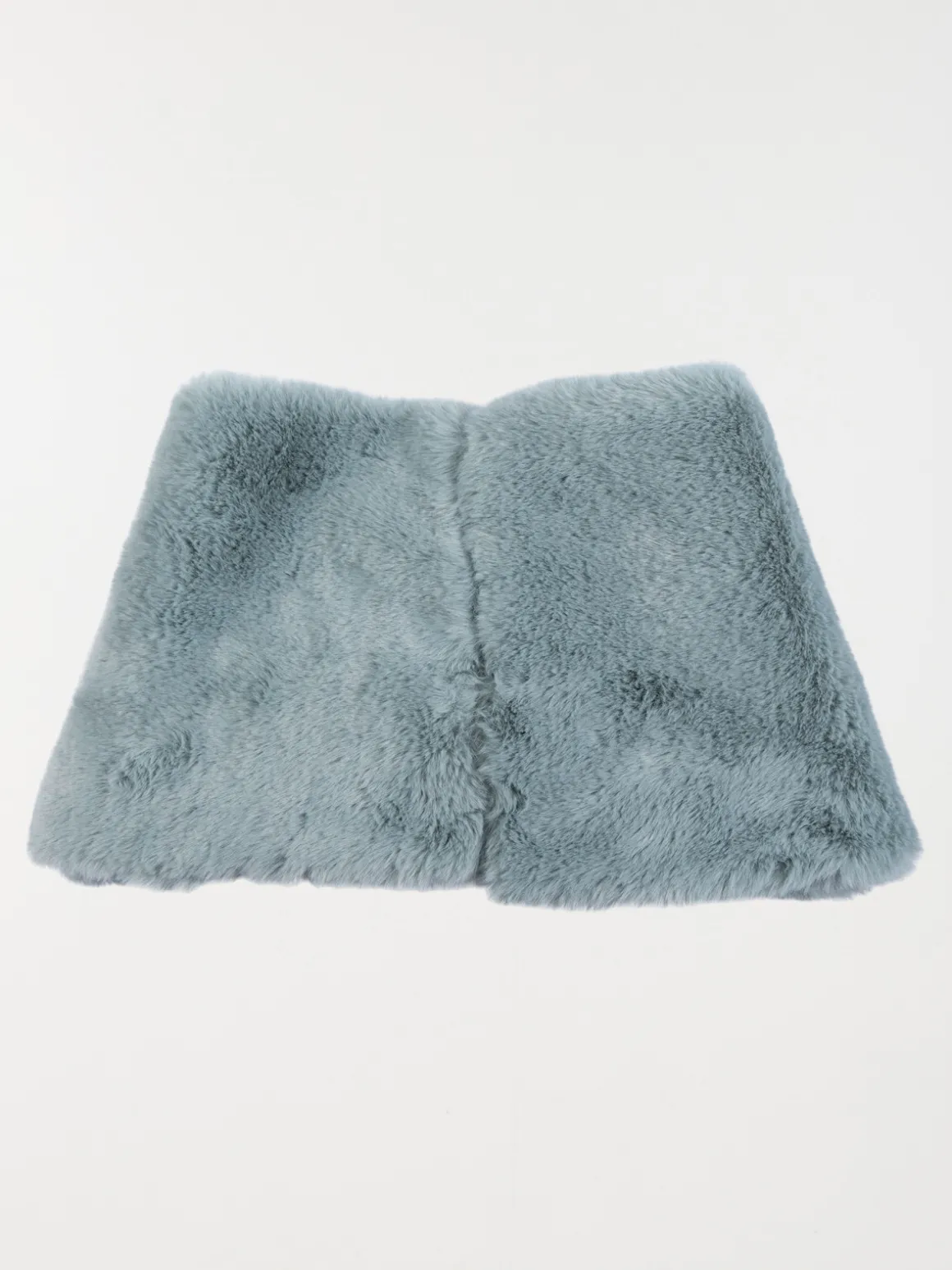 Snood tout doux bleu argenté fille