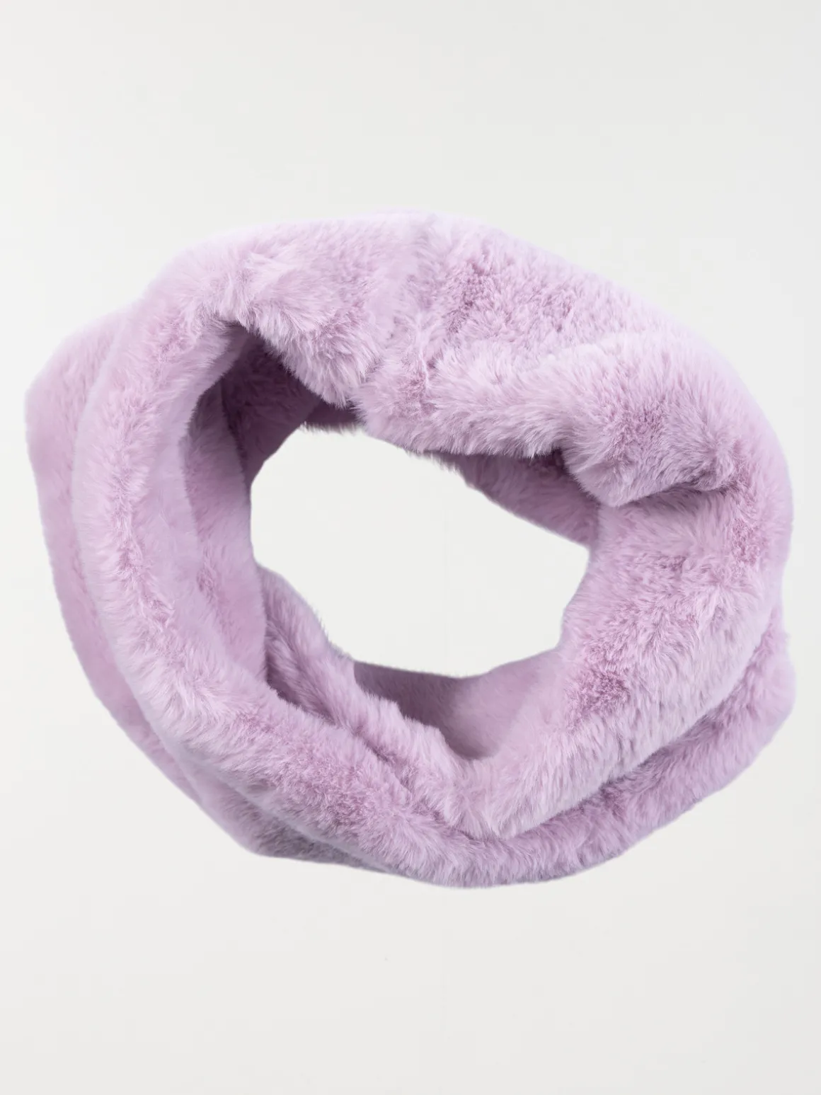 Snood tout doux lavandin fille