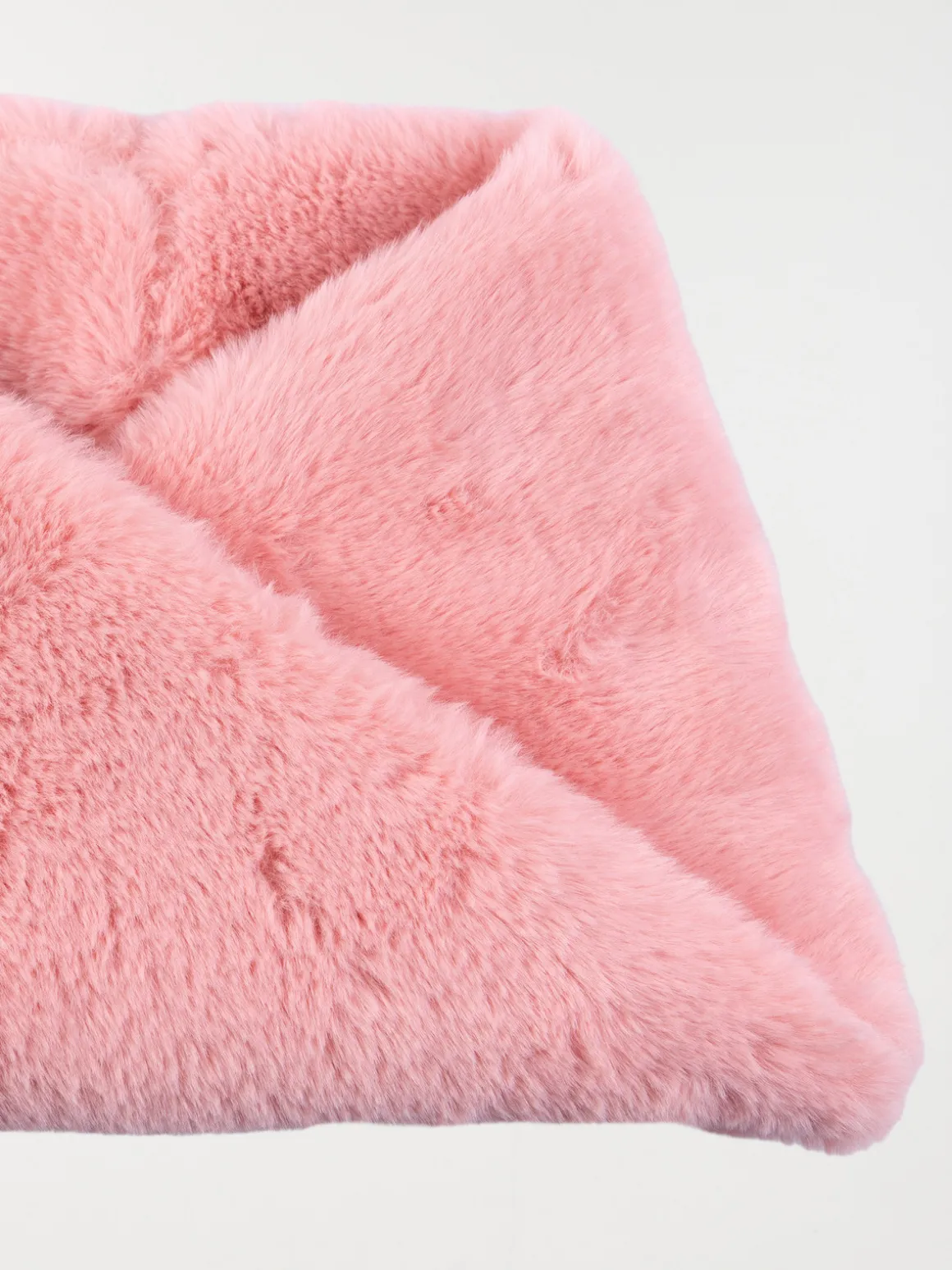 Snood tout doux rose fille