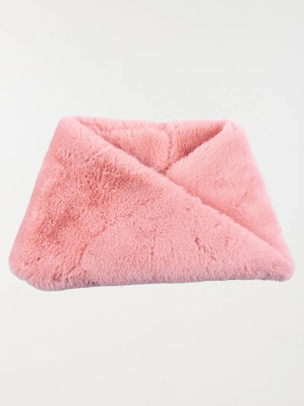 Snood tout doux rose fille