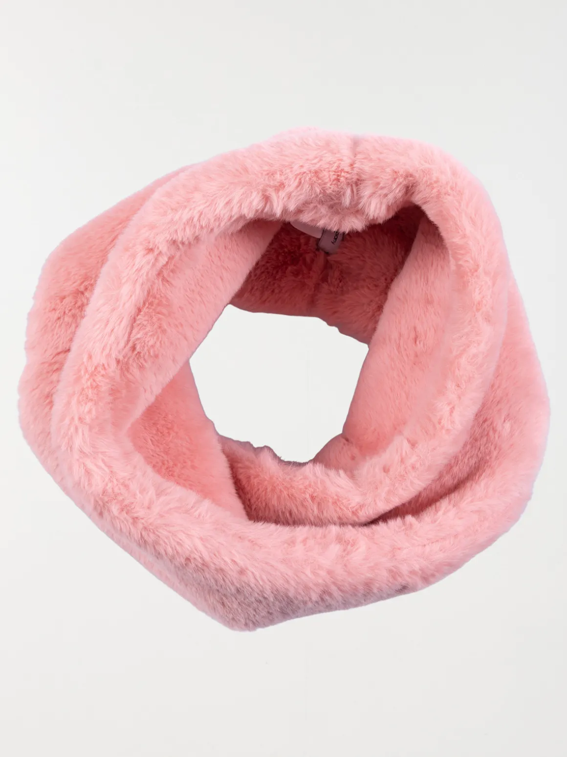 Snood tout doux rose fille