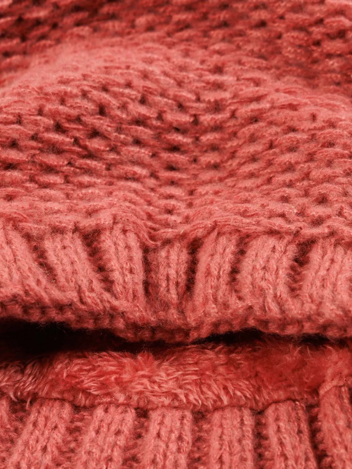 Snood tricot baroque pink fille