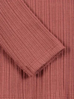 Sous-pull violet prune fille (3-36M)