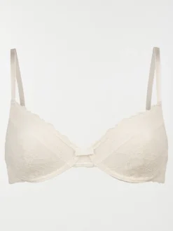 Soutien-gorge corbeille ivoire dentelle
