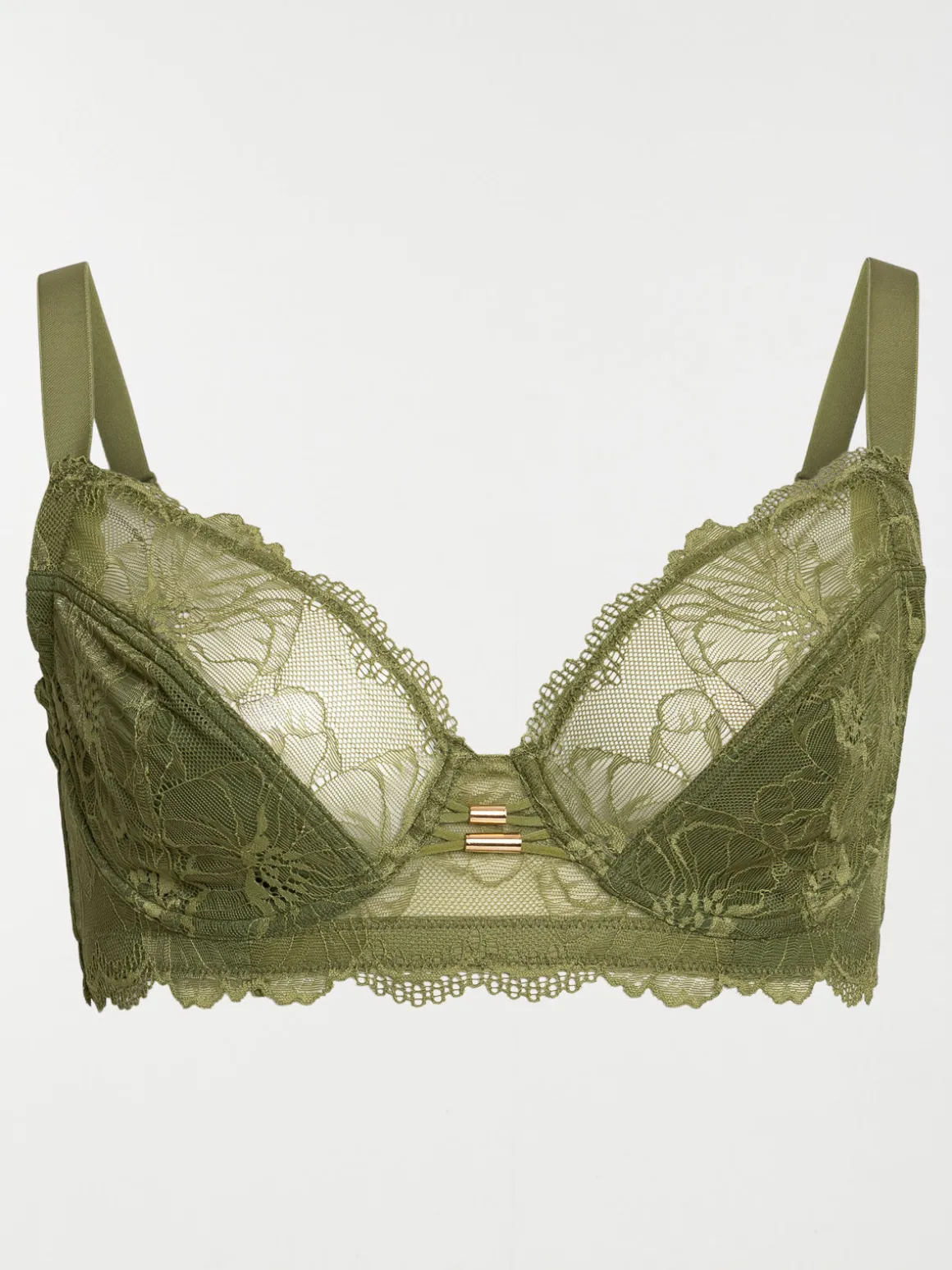 Soutien-gorge grande taille femme chive