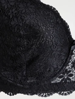 Soutien-gorge noir grande taille femme