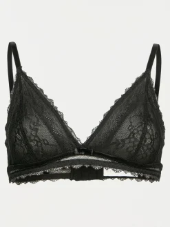 Soutien-gorge triangle en dentelle noir