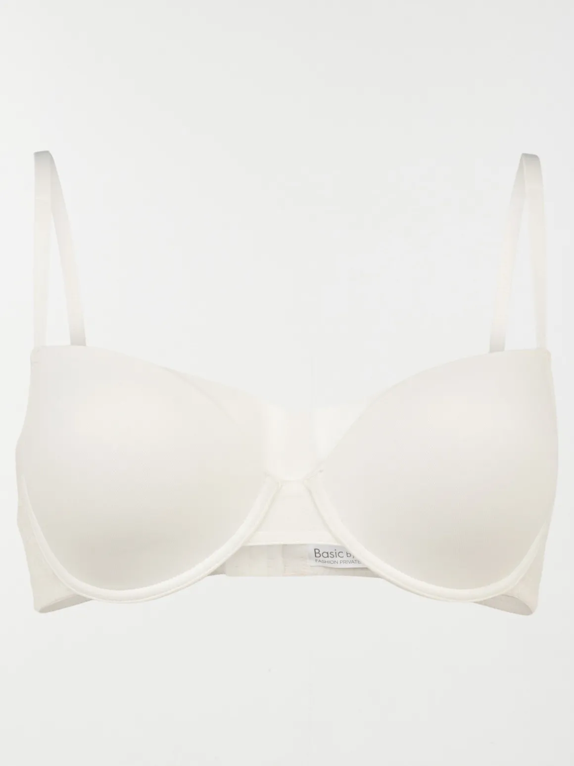 Soutien-gorge uni blanc femme (85B-95E)