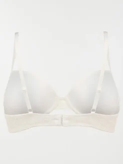 Soutien-gorge uni blanc femme (85B-95E)