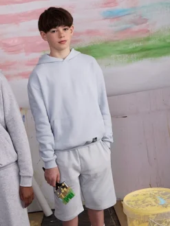 Sweat à capuche basique garçon (XXS-M)