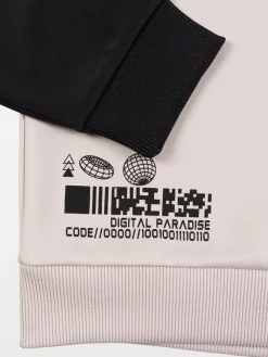 Sweat à capuche craie garçon (XXS-M)