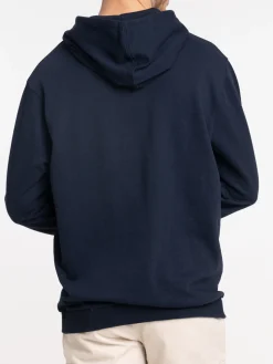 Sweat à capuche marine navy homme